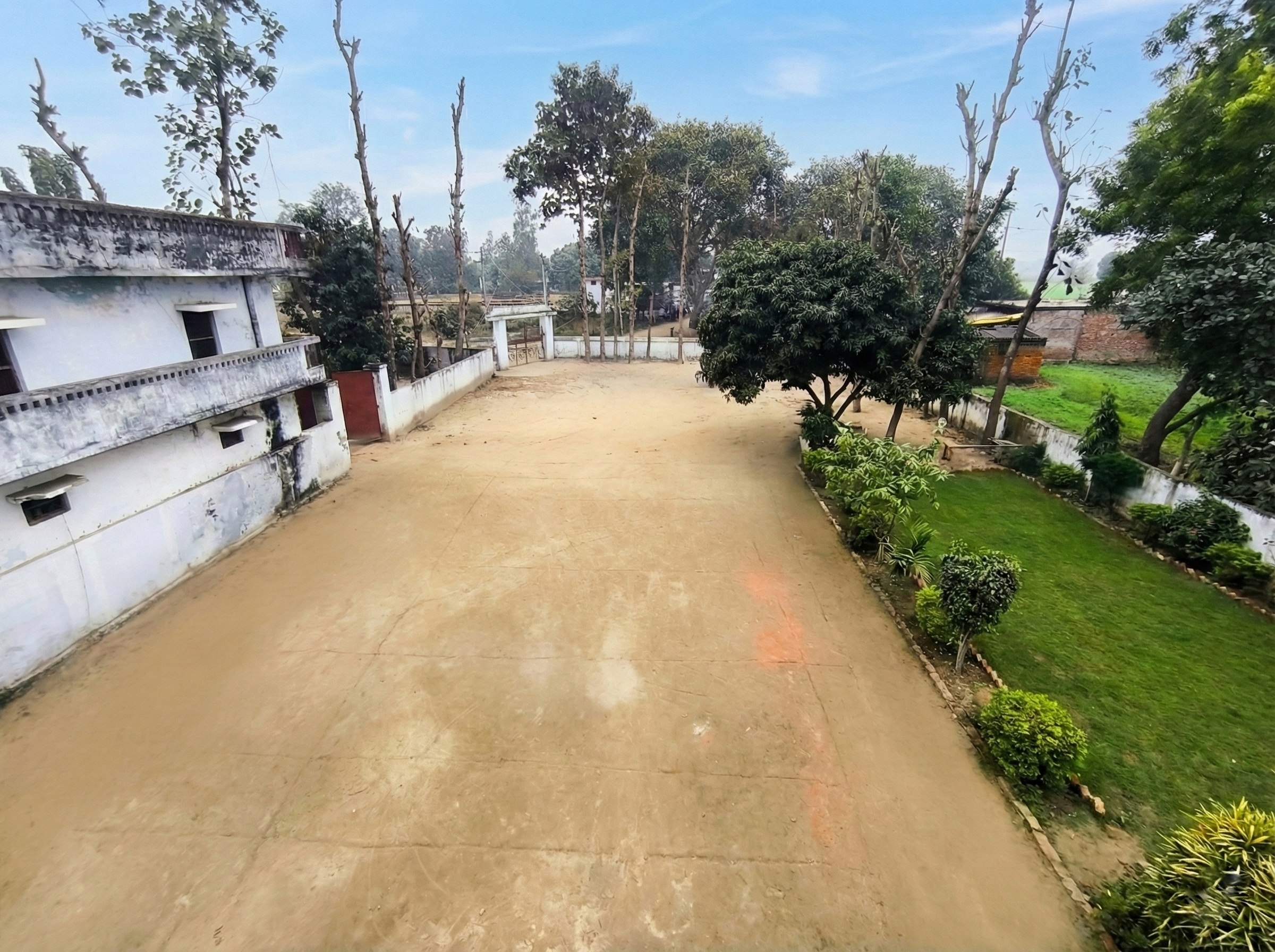 Campus Building Pink